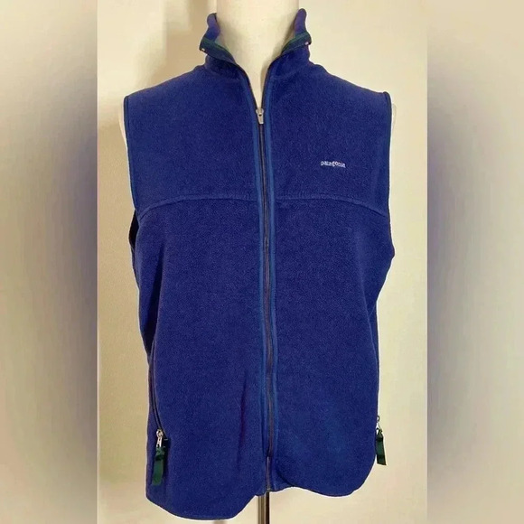Patagonia | Navy Fleece Vest | Synchilla  Men’s Large - Picture 1 of 2
